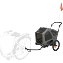 # Fietskar met vering en oploopplank t. 45kg