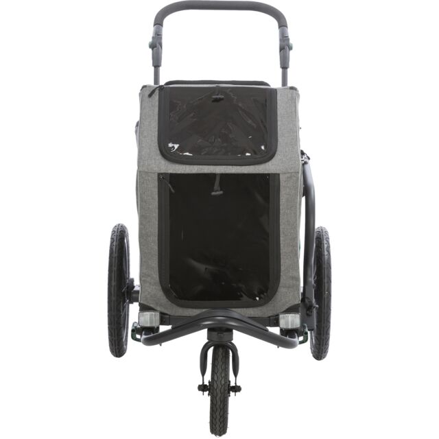 # Fietskar met vering en oploopplank t. 45kg