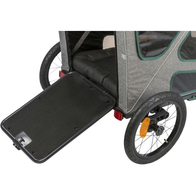 # Fietskar met vering en oploopplank t. 45kg