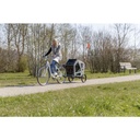 # Fietskar met vering en oploopplank t. 45kg