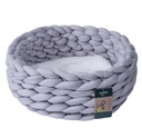 # Quapas Cat bed woven Grey