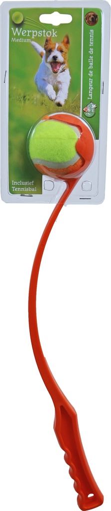 WERPSTOK MET TENNISBAL MEDIUM 48CM