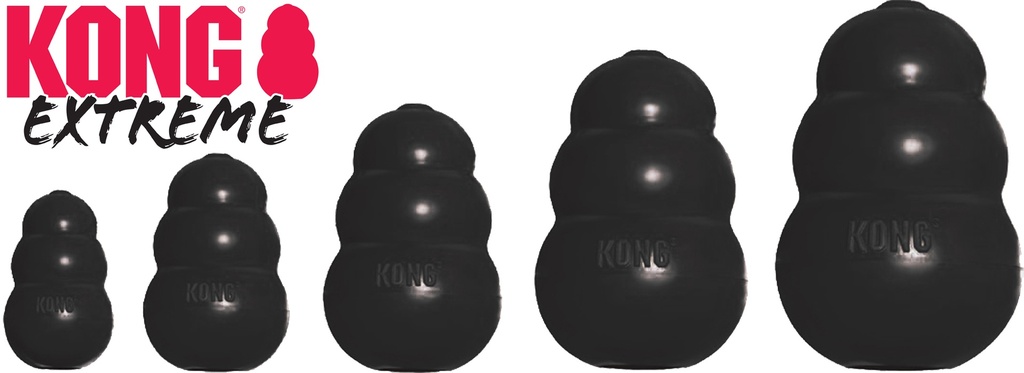 Kong Zwart Extra Large