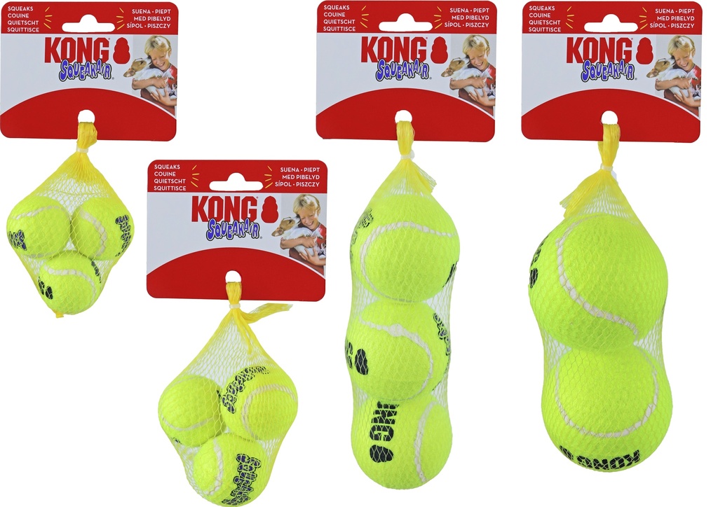 Kong Squeakair met piep L 2st