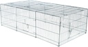 # Ren met dak 144 × 58 × 116 cm