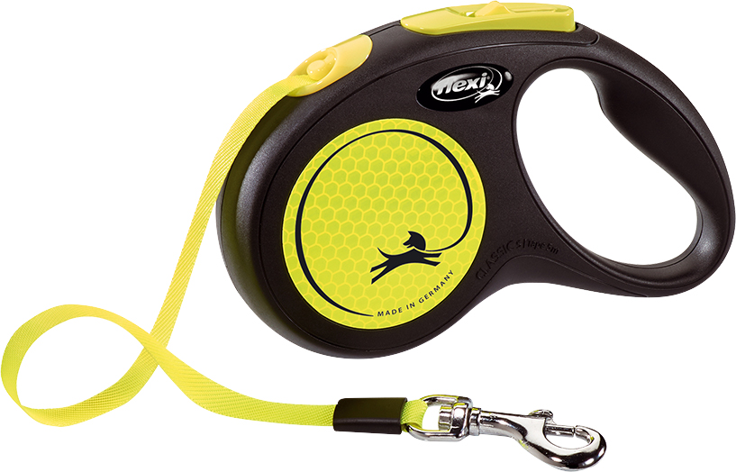 Flexi rollijn neon small 5 mtr