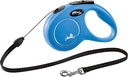 Flexi classic cord S blauw 5 meter