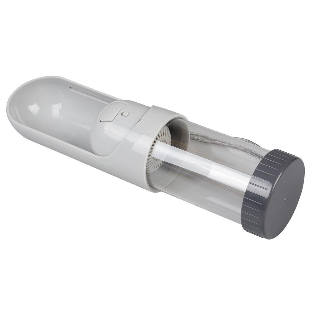 # Drinkfles compact 300ml - 6,5x6,5x18,5cm grijs