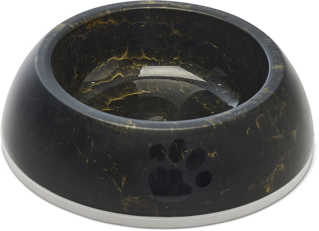 A8112 DELICE 2 EETPOT MARBLE ZWART/GOUD Ø14CM 0.6L