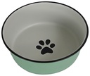 Boon eetbak RVS pawprint 20cm/1900ml mintgreen