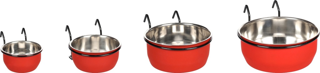 # EET- DRINKPOT AVARO HAAK 13CM ROOD/ ZWART 580ML