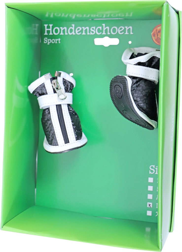 DS/2 HOND.SCHOEN SPORT ZWART/WIT L