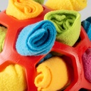 Snuffel en snackbal 14x14x14cm Meerkleurig