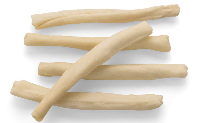 # Rawhide roll klein 15 stuks white