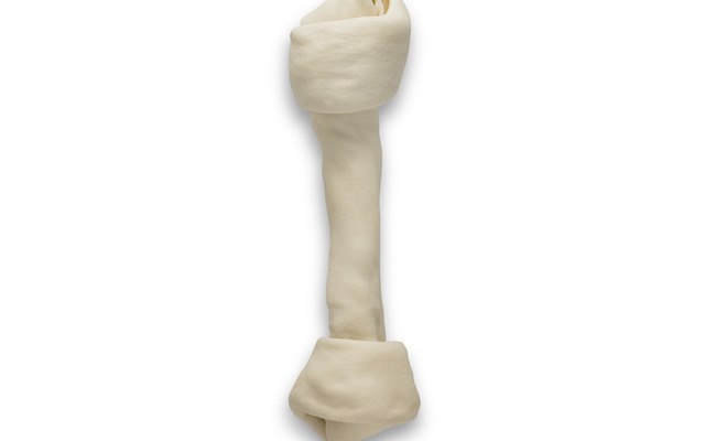 Buffelhuid Knoop (Wit) 36cm - 1-Pack
