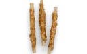 Buffelhuid Rollstick (Wit-Met Kip) 13cm - 30-Pack