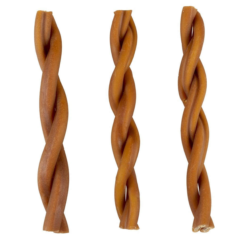 Chew! Gevulde bully swirls 15cm - 7pcs - 231g bruin