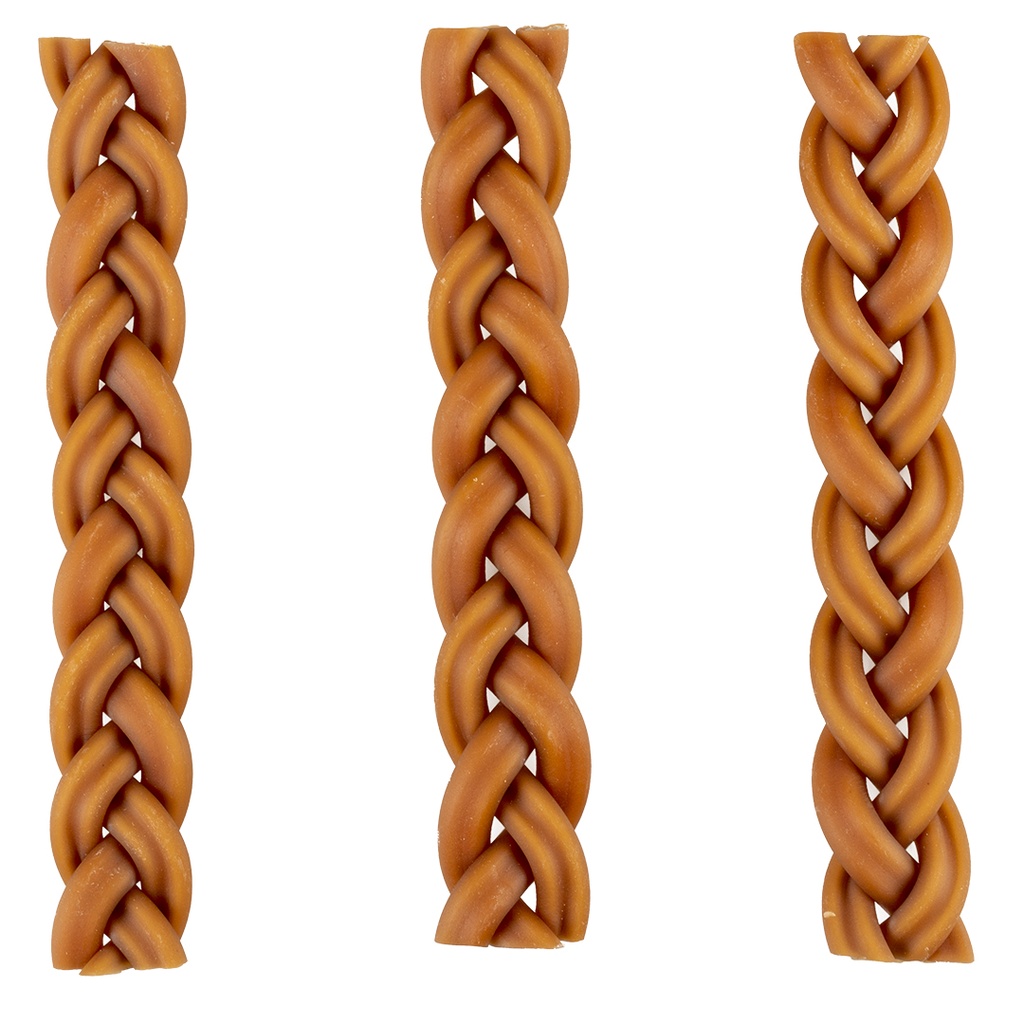Chew! Gevulde bully twisters 15cm - 7pcs -252g bruin