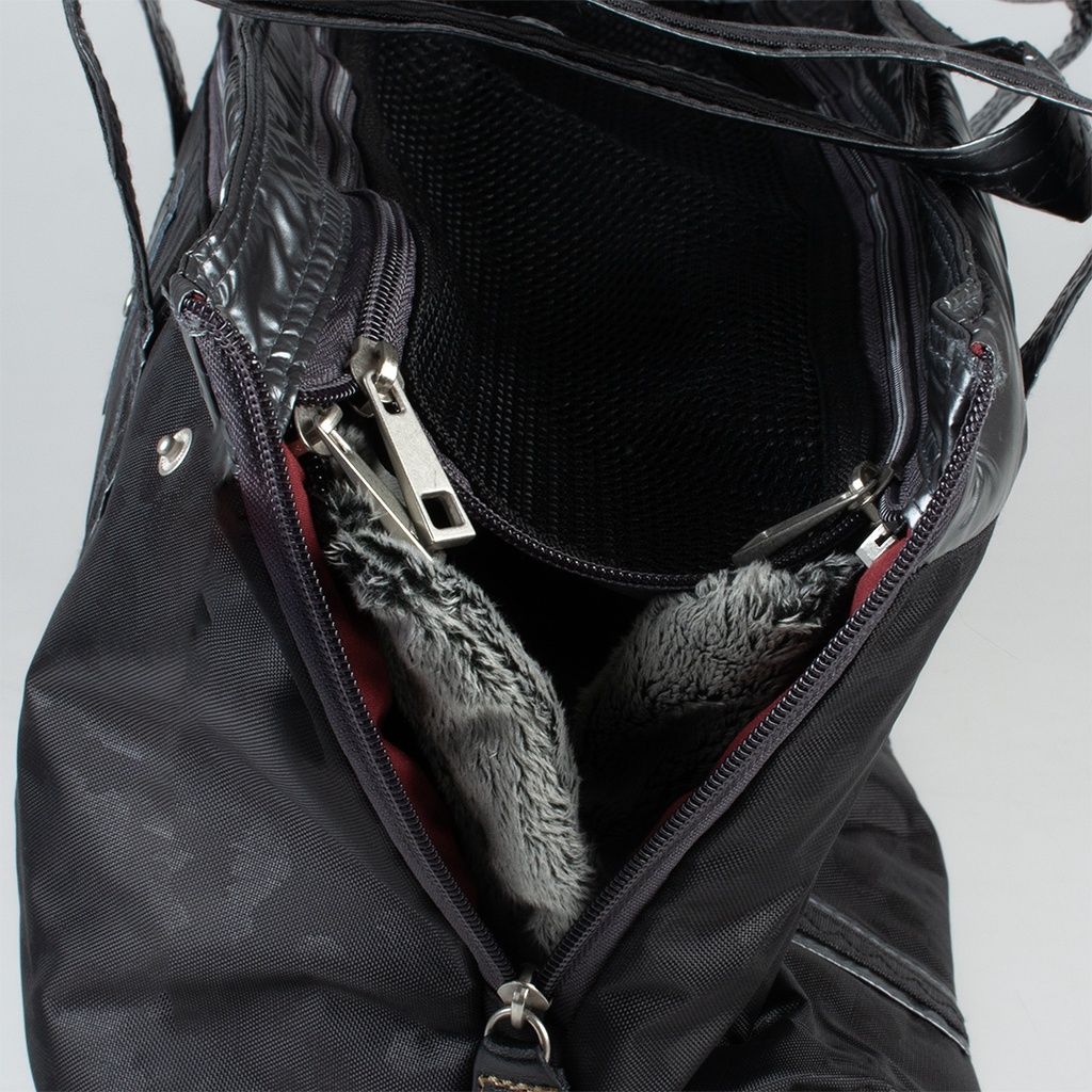 Paris Pet Bag Sporty 39x19x26cm - max. 5kg zwart