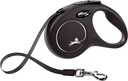 Flexi classic tape S zwart 5 meter