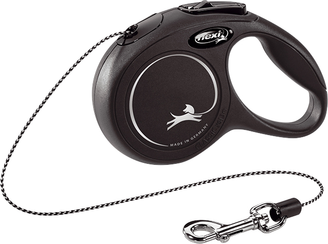 Flexi classic cord XS zwart 3 meter