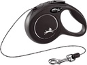 Flexi classic cord XS zwart 3 meter