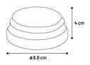 # AUDIOKNOP OPNEEMBAAR DIA. 8,8CM
