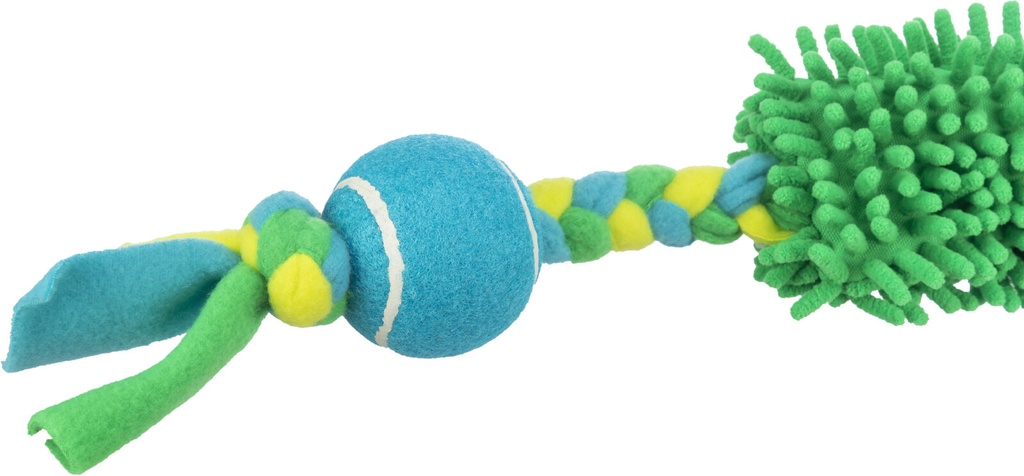 # Bungee Tugger met tennisbal, polyester, 85 cm