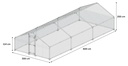# KIPPENREN DOERAK 6x3x2M actie
