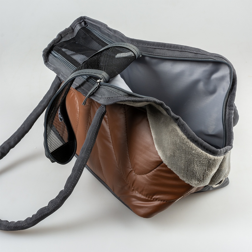 Paris Pet Bag Chic 42x21x27cm caramel