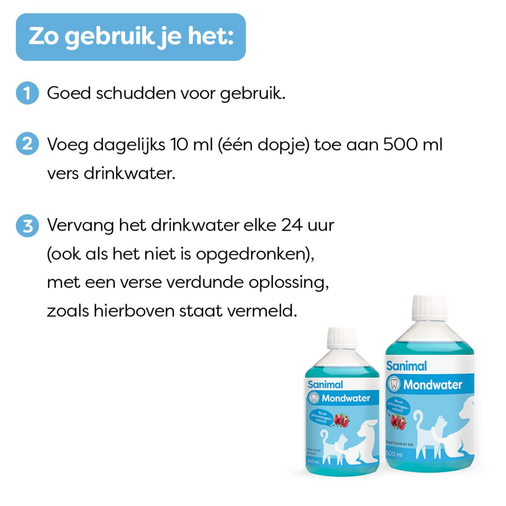 Sanimal Mondwater opl. 500ml