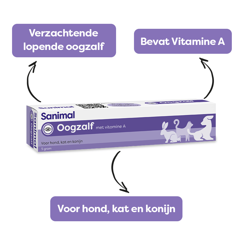 Sanimal Oogzalf 5 gr + Vit. A