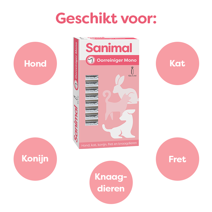 Sanimal Oorreiniger Mono 10st