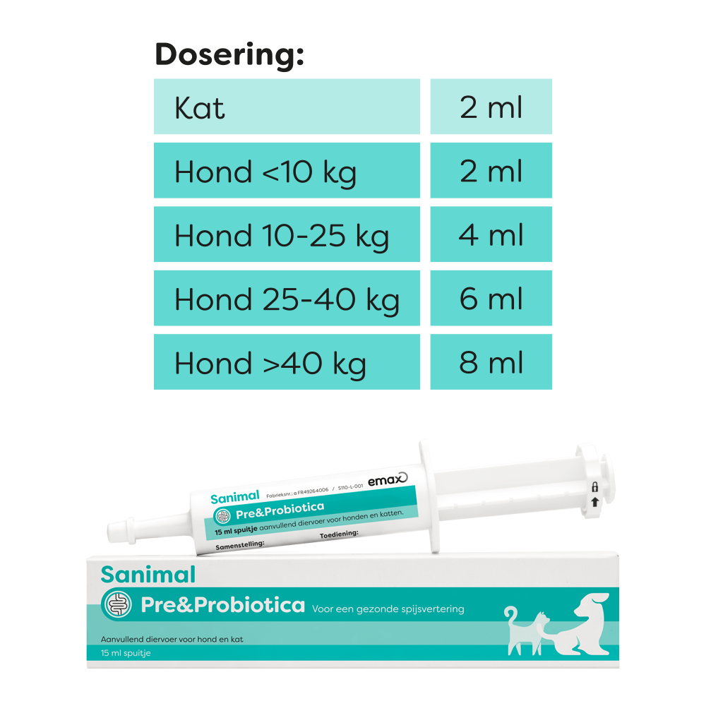 Sanimal Pre- + Probiotica 15ml