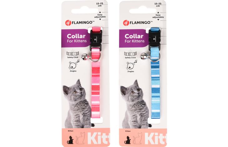 KITTENHALSBAND ALFRY 15-25CM 10MM A SSORTIMENT