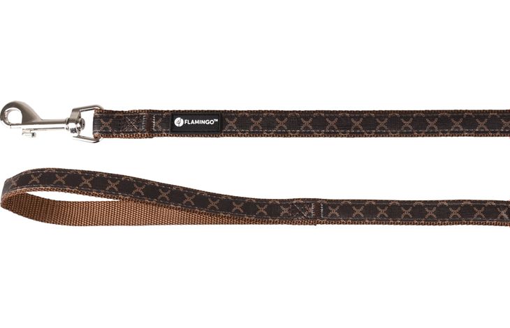 ! LOOPLIJN ODIN BRUIN 120CM 20MM