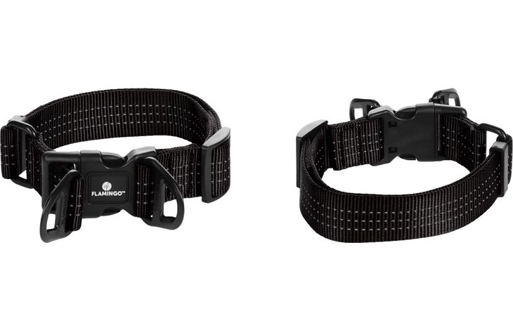 HALSBAND ZORBA ZWART XL 55-75CM 38MM