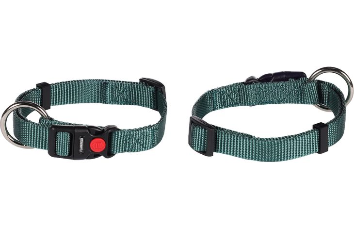 HALSBAND ZIGGI DONKERGROEN XL 55-75 CM 40MM