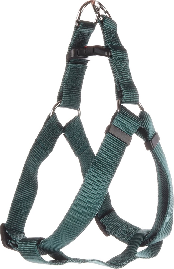 HARNAS STEP&GO ZIGGI DONKERGROEN L 40-70CM 25MM