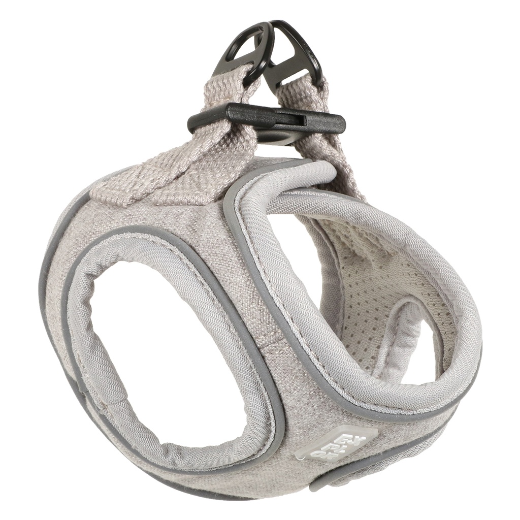 Ultimate fit kleine hond harnas L - 50-56cm grijs