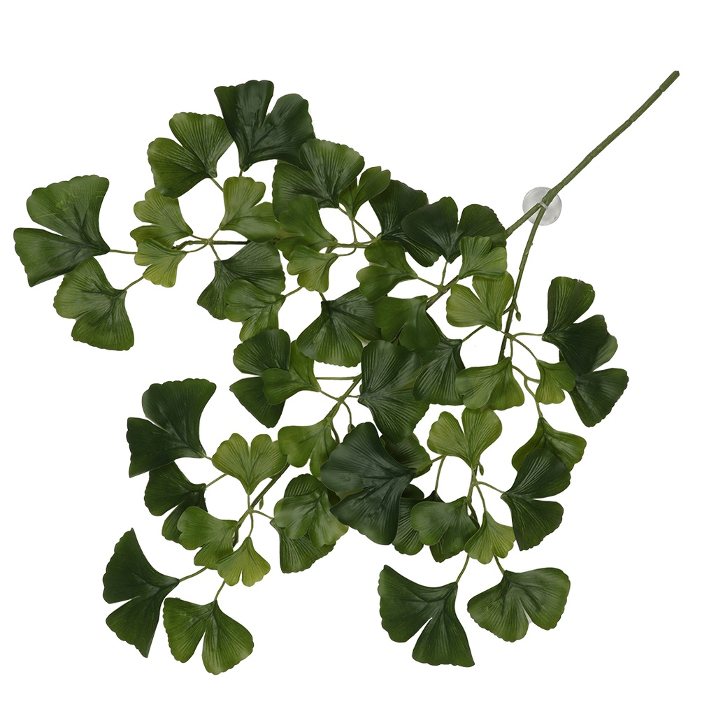 Hangende plant Ginko 63x36x5cm donkergroen