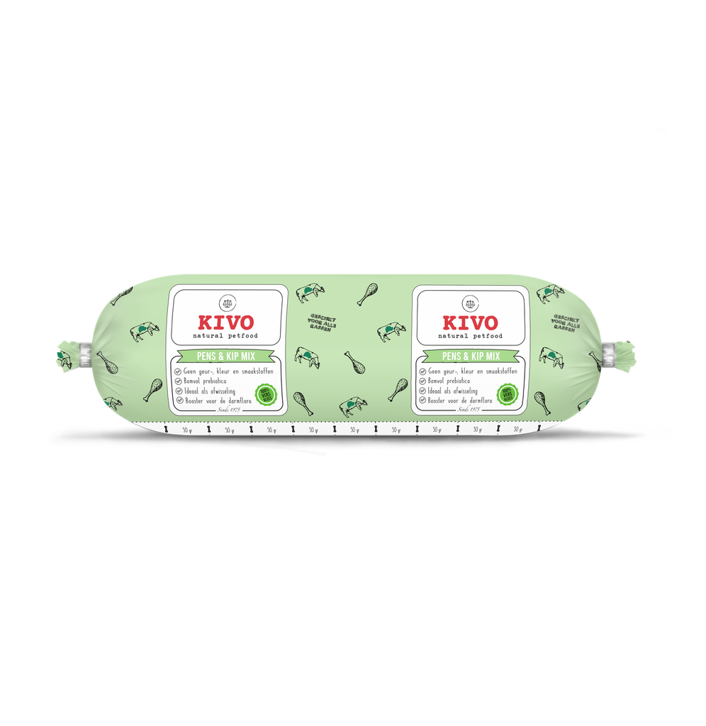 KIVO pens/kip 500 gram (afwisselen)