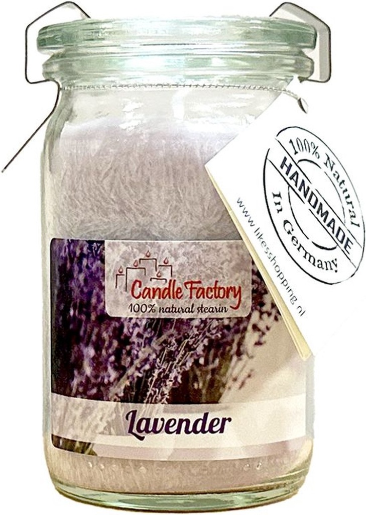 Candle Factory Baby Jumbo Kaars Lavender