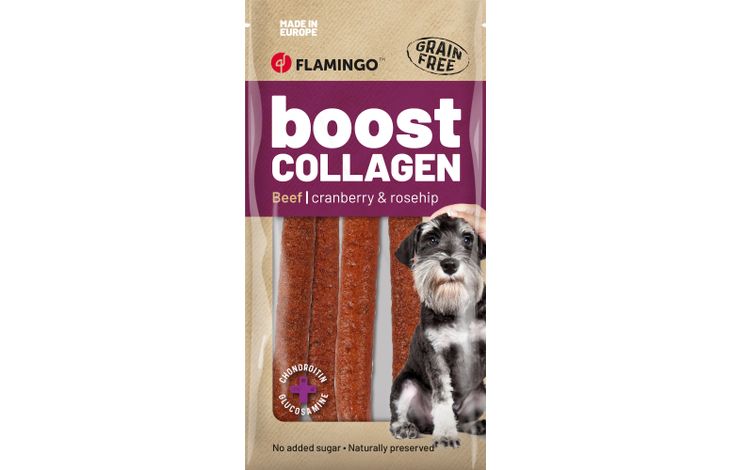 BOOST WORST MET RUND EN COLLAGEEN 6 STUKS 600GR