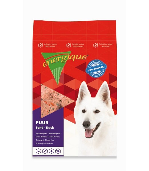 Energique hond puur eend graanvrij/glutenvrij 3kg