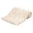 Deken Cosy, structuur-softpluche, 100x70cm beige