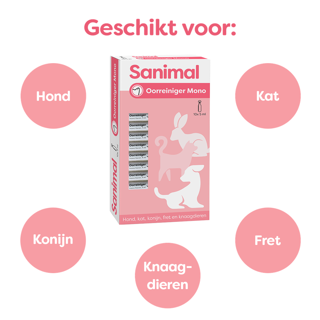 Sanimal Oorreiniger Mono 10st