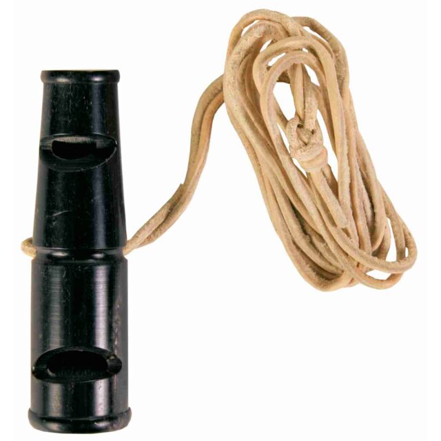Dubbeltoonfluitje, buffelhoorn, 6 cm
