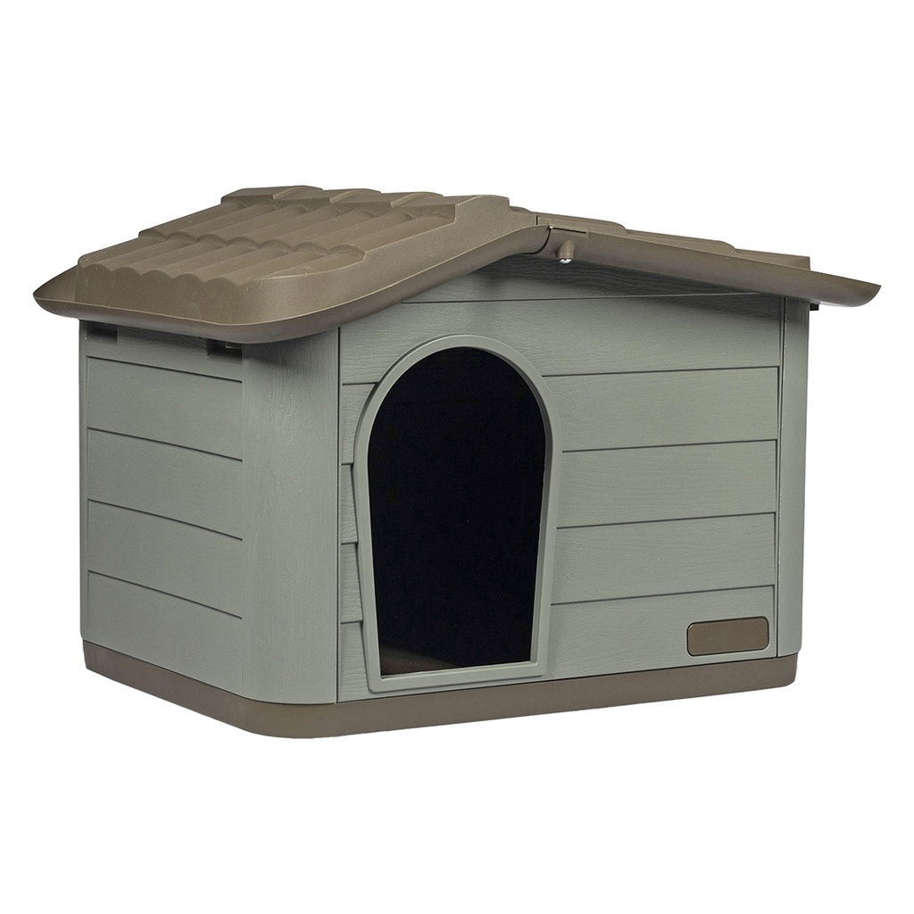 # Pepita 2 ECO huisdierhuis 76x59x55cm bruin/groen