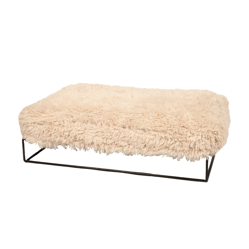 # Amy kussen met frame M - 90x65x20cm wit